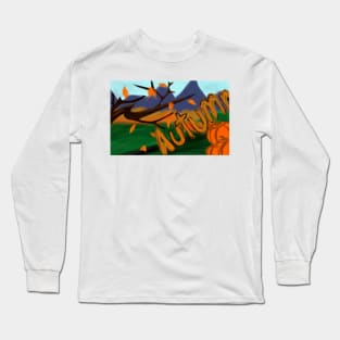 autumn painting Long Sleeve T-Shirt